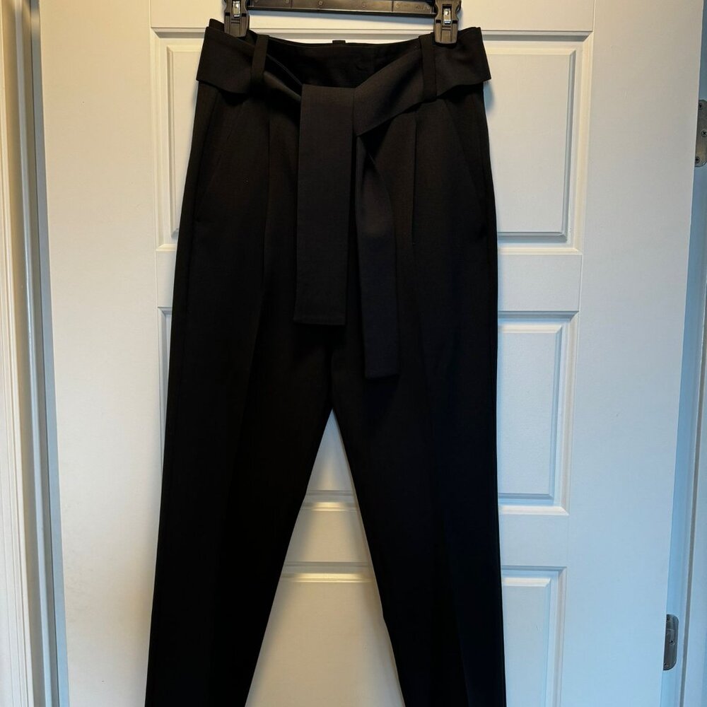 MAJE Black Trousers, Waist Tie